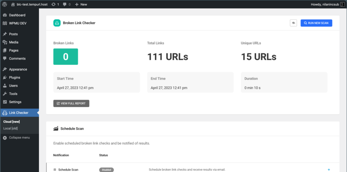 Broken Link Checker